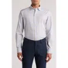 David Donahue Plaid Pima Cotton Dobby Shirt In Blue