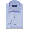 David Donahue Regular Fit Micro Print Cotton Dobby Dress Shirt In Multi