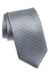 David Donahue Silk Tie In Blue