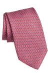 David Donahue Silk Tie In Red