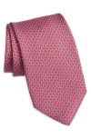 David Donahue Silk Tie In Red