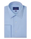 David Donahue Regular Fit Broadcloth French Cuff Dress Shirt