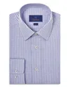 DAVID DONAHUE SLIM FIT POPLIN CHECK DRESS SHIRT