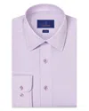 David Donahue Trim Fit Micro Dobby Cotton Dress Shirt In Pink