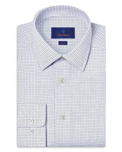 David Donahue Slim Fit Printed Dobby Dress Shirt In Multi