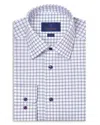David Donahue Slim Fit Printed Dobby Dress Shirt In Multi