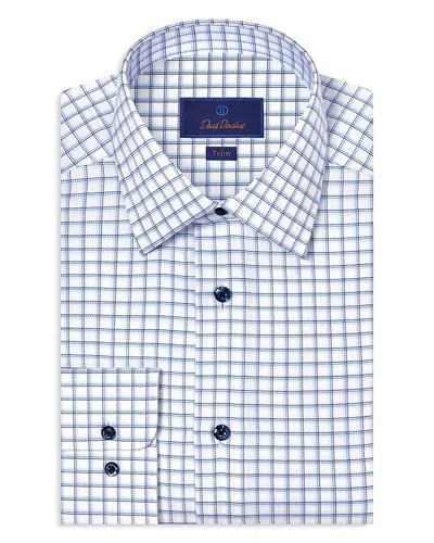 David Donahue Slim Fit Printed Dobby Dress Shirt In Multi