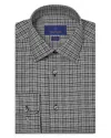David Donahue Slim Fit Printed Dress Shirt In Black