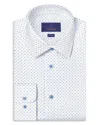 David Donahue Slim Fit Printed Dress Shirt In Multi