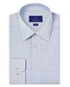 David Donahue Slim Fit Printed Poplin Dress Shirt In Multi