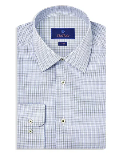 David Donahue Slim Fit Printed Poplin Dress Shirt In Multi