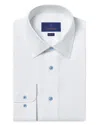 David Donahue Super Fine Twill Slim Fit Dress Shirt