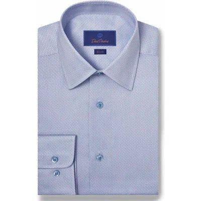 DAVID DONAHUE DAVID DONAHUE SLIM FIT TWILL DRESS SHIRT