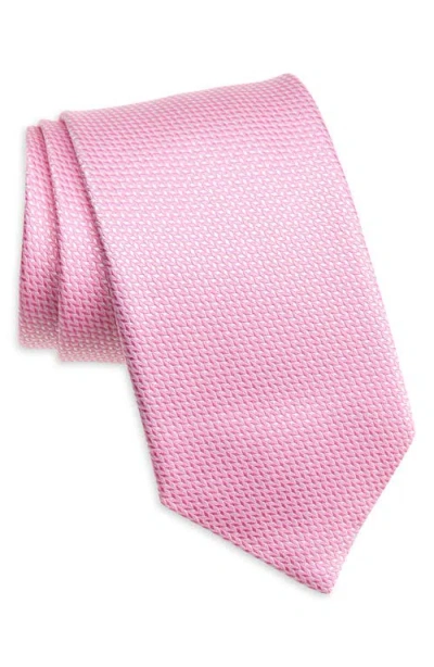 David Donahue Solid Silk Tie