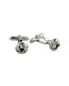 David Donahue Knot Cuff Links In Silver