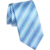 David Donahue Stripe Silk Tie
