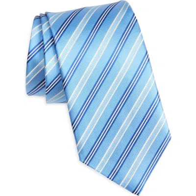 David Donahue Stripe Silk Tie