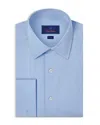 David Donahue Regular Fit Broadcloth French Cuff Dress Shirt