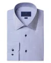 David Donahue Trim Fit Micro Dobby Dress Shirt In Blue
