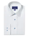 David Donahue Super Fine Twill Slim Fit Dress Shirt