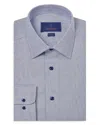 David Donahue Slim Fit Textured Dobby Dress Shirt In Blue/navy