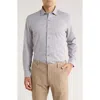 David Donahue Twill Check Print Sport Shirt In Multi