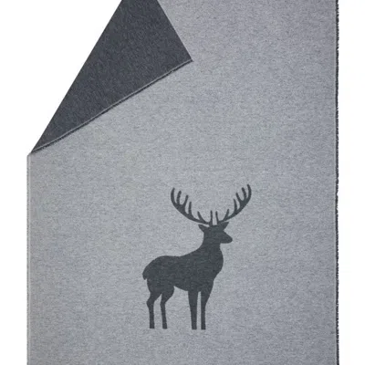 David Fussenegger Luca Centered Deer Throw In Brown