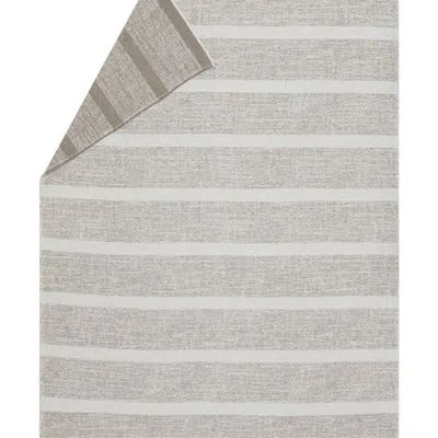 David Fussenegger Luca Structured Stripe Throw In Smoke