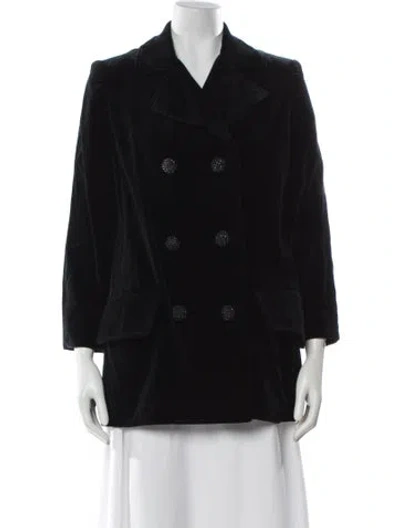 Pre-owned David Hayes Blazer In Black