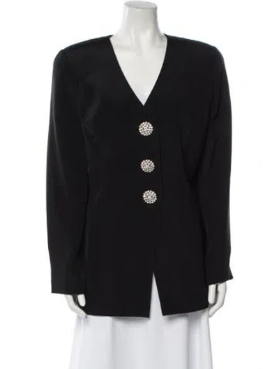 Pre-owned David Hayes Coat In Black