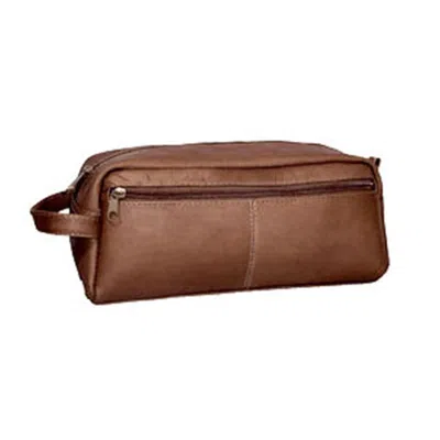 David King & Co 414c Large Multi Pocket Shave Kit- Cafe