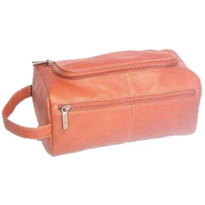 David King & Co 417t Shave Kit With U-shaped Opening- Tan In Orange