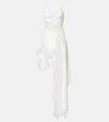 David Koma Minikleid Mit Spitze In Weiss