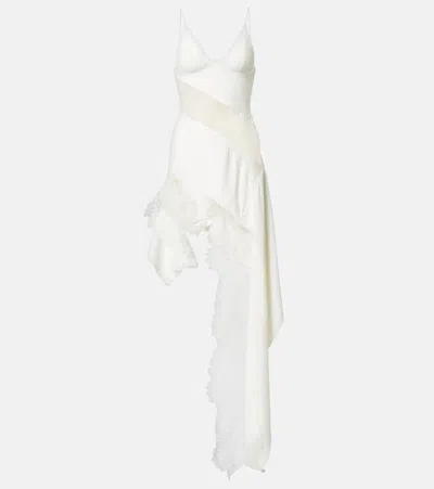 David Koma Minikleid Mit Spitze In Weiss