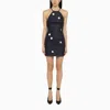 David Koma Embellished Mini Denim Dress