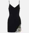 David Koma Chain-embellished Minidress In Black