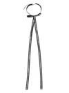 David Koma Crystal Bow Choker In Black