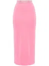 David Koma Crystal-embellished Midi Skirt In Pink