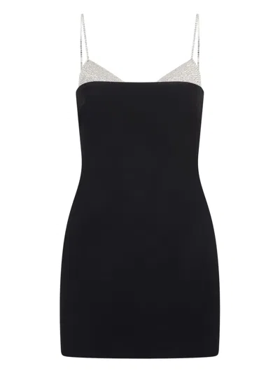 DAVID KOMA CRYSTAL-EMBELLISHED MINI DRESS
