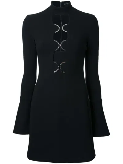David Koma Cut-out Detail Dress In Black