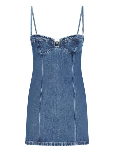 David Koma Denim Mini Dress