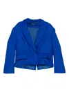 David Koma Double-breasted Jacket In Blue