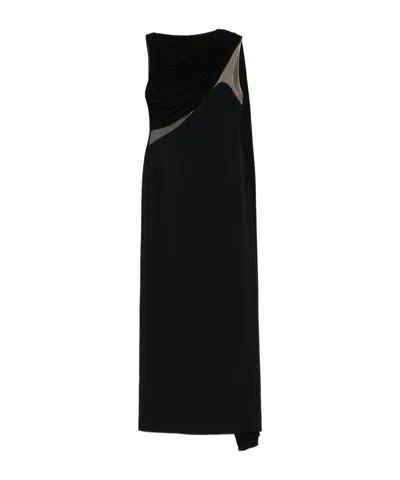 DAVID KOMA DRAPED GOWN