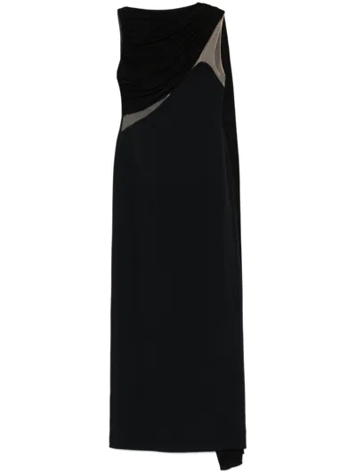 DAVID KOMA DRAPED GOWN