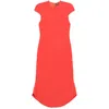 David Koma Short Sleeve Dress In Orange