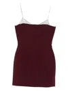David Koma Verziertes Minikleid In Red