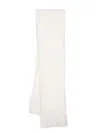 DAVID KOMA EYELASH-KNIT SCARF