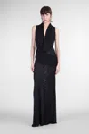 David Koma In Black Polyamide In Black