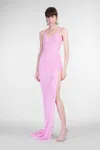 David Koma In Rose-pink Polyamide In Pink