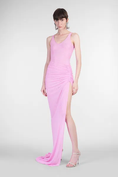David Koma In Rose-pink Polyamide